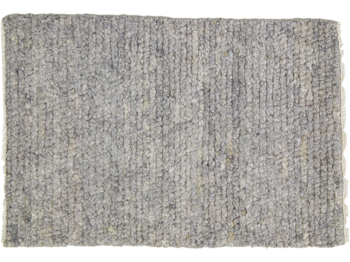 Modern Textured Wool Custom Rug