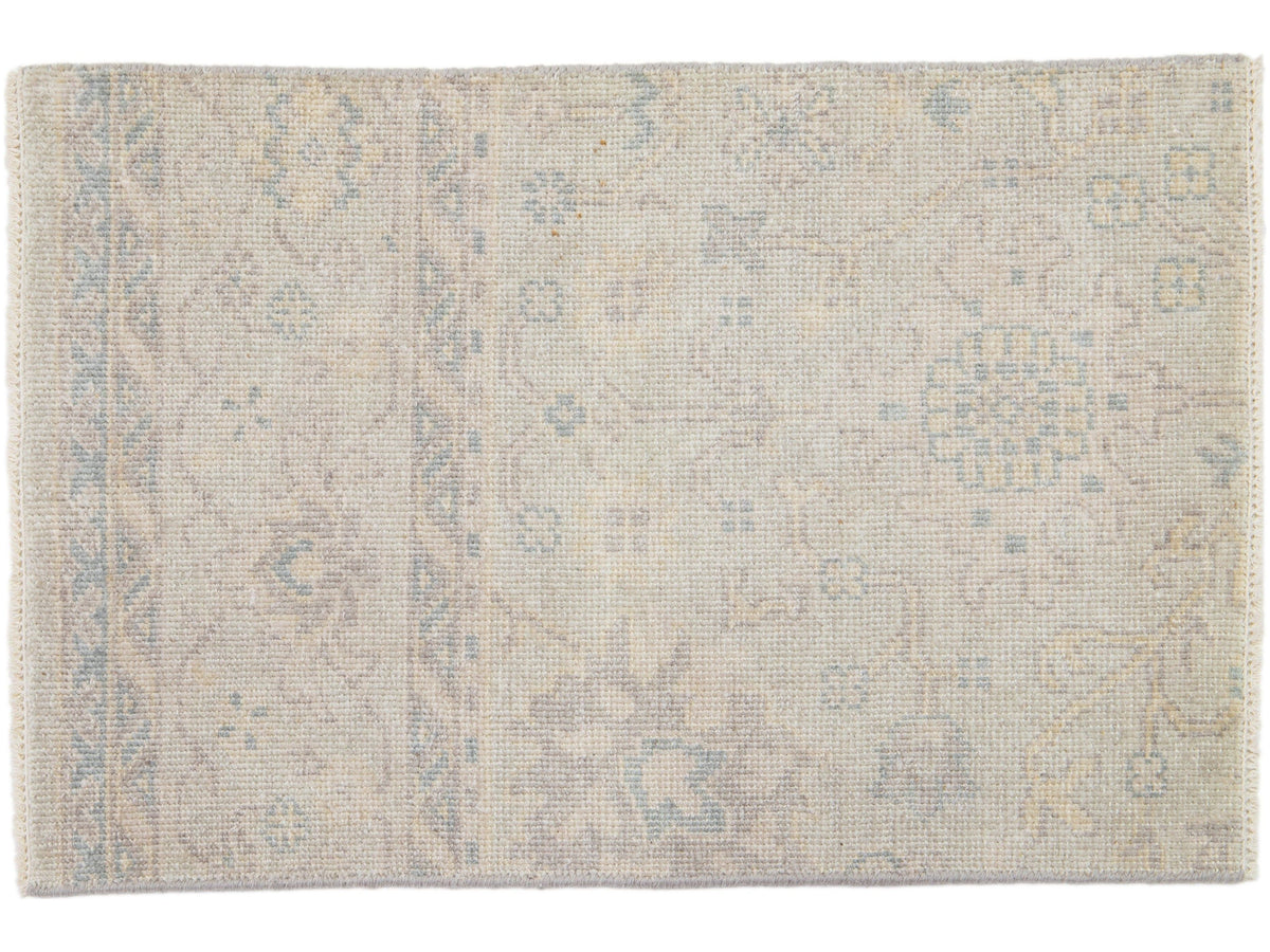 Modern Oushak Wool Custom Rug