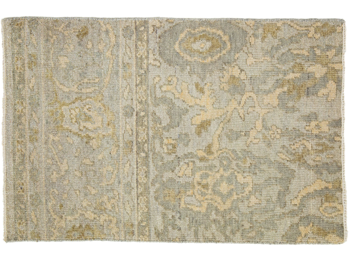 Modern Oushak Wool Custom Rug