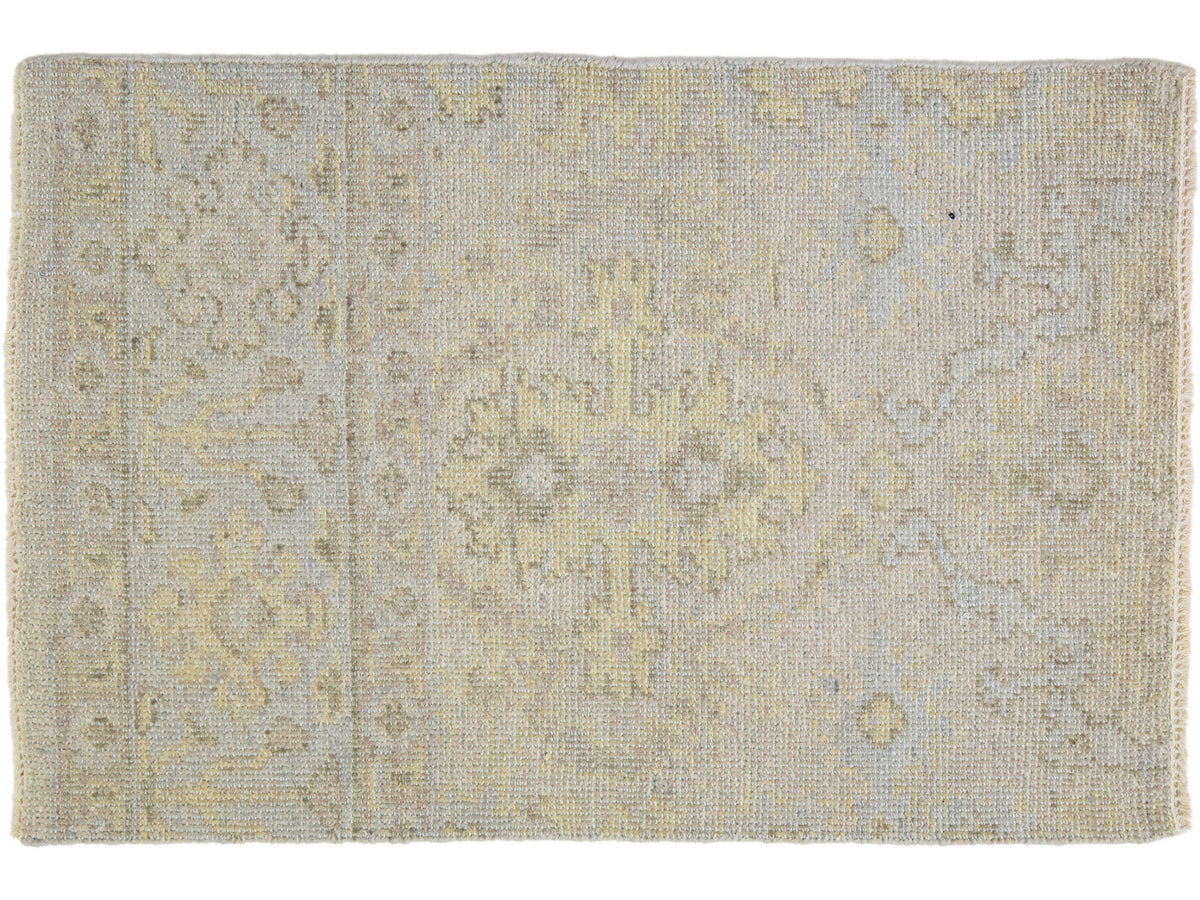 Modern Oushak Wool Custom Rug