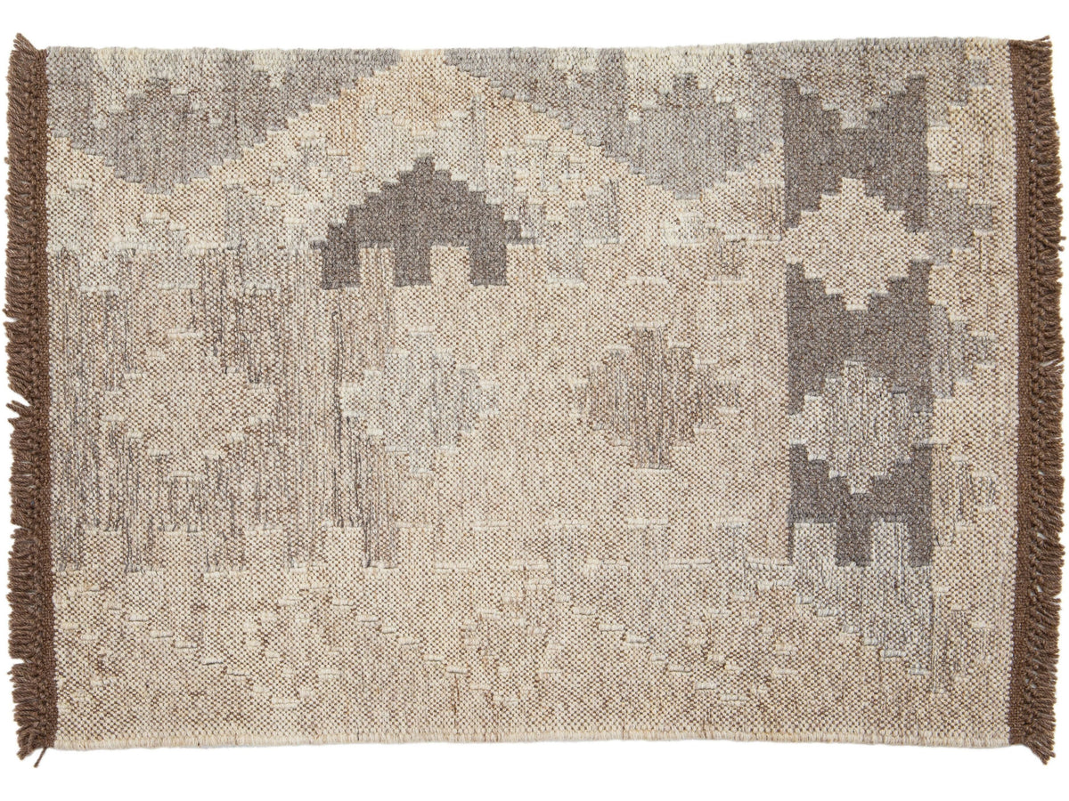 Modern Kilim Wool Custom Rug