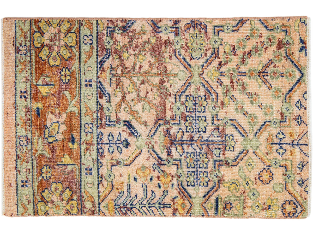 Modern Oushak Wool Custom Rug