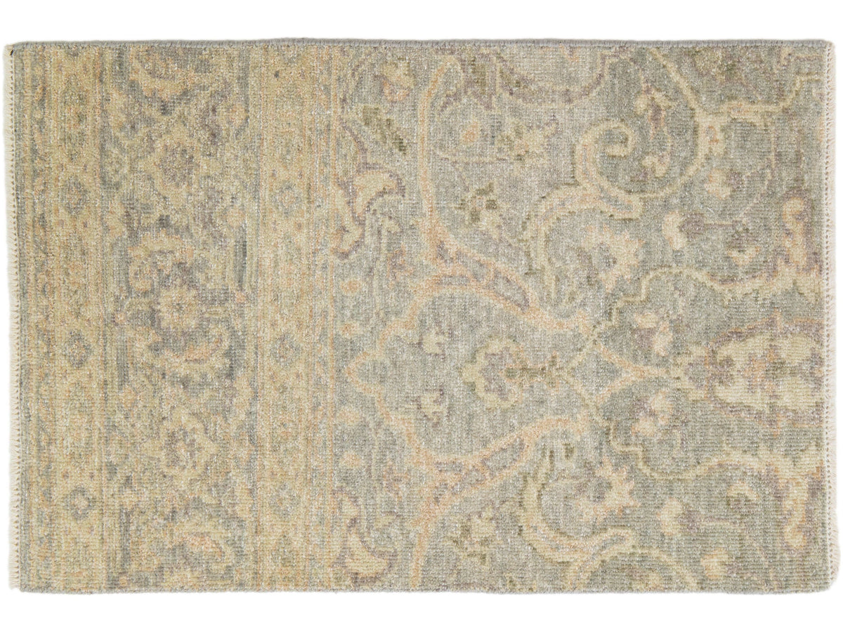 Modern Oushak Wool Custom Rug