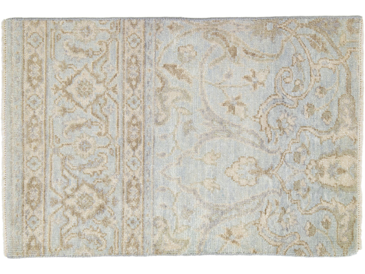 Modern Oushak Wool Custom Rug