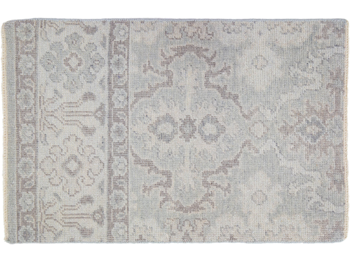 Modern Oushak Wool Custom Rug