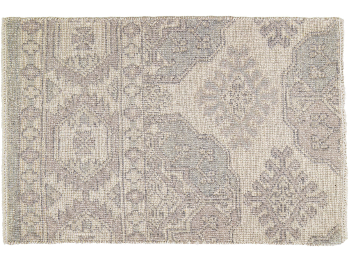 Modern Oushak Wool Custom Rug