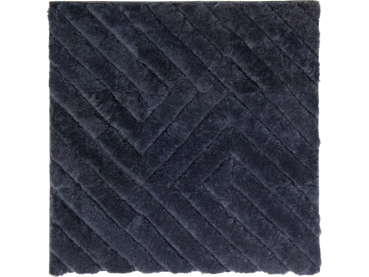 Modern Genuine Sheep Leather Custom Rug