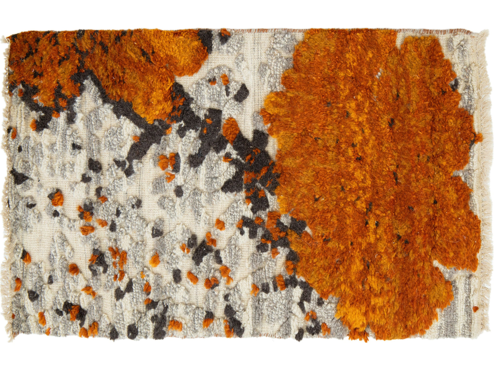 Modern Foilage Wool Custom Rug
