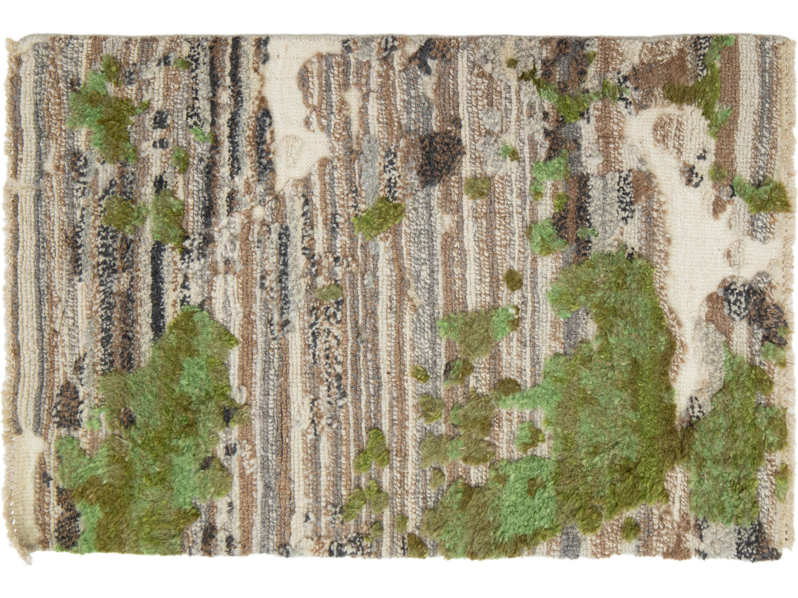 Modern Foilage Wool Custom Rug