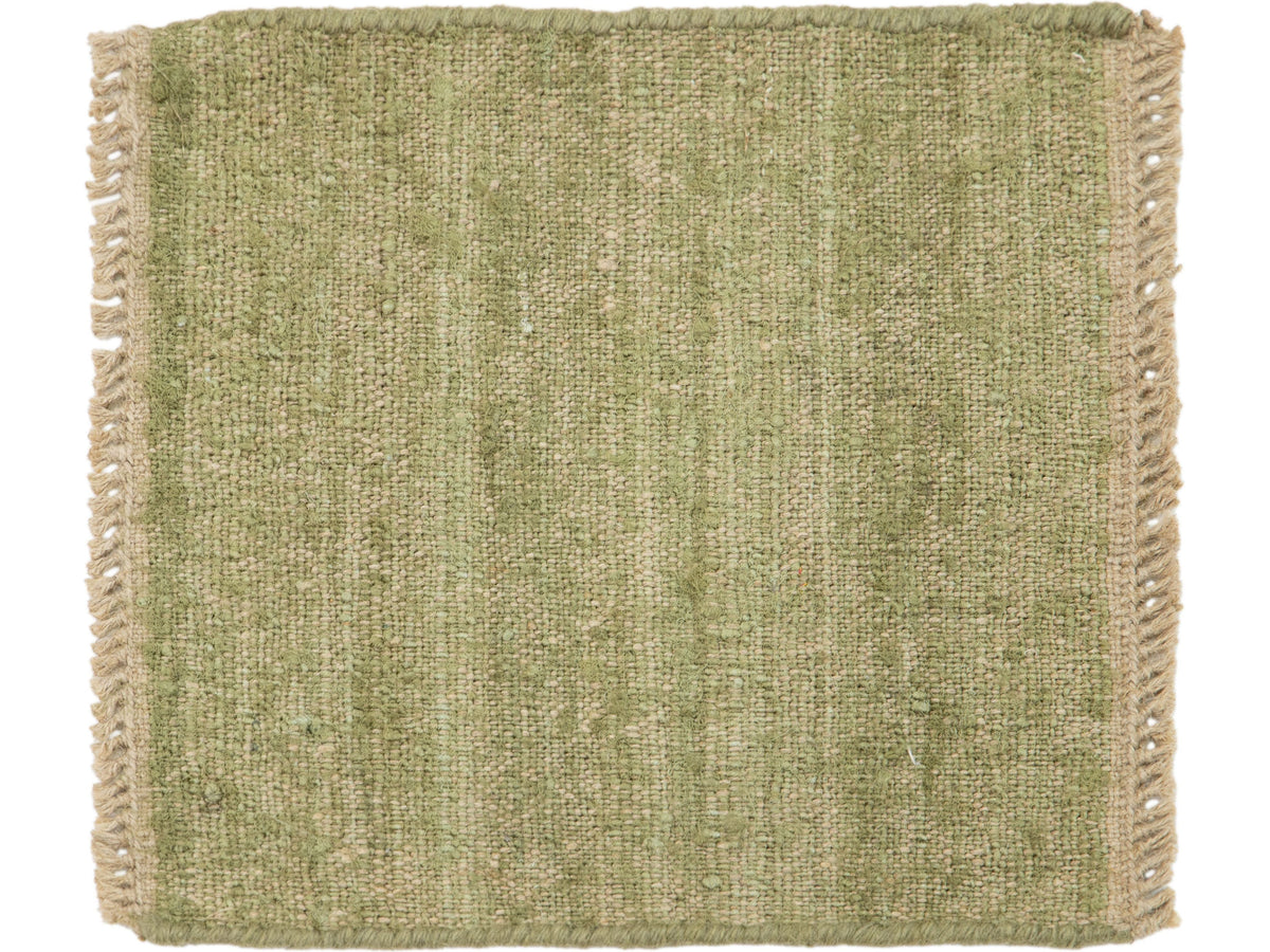 Modern Flatweave Linen and Silk Custom Rug