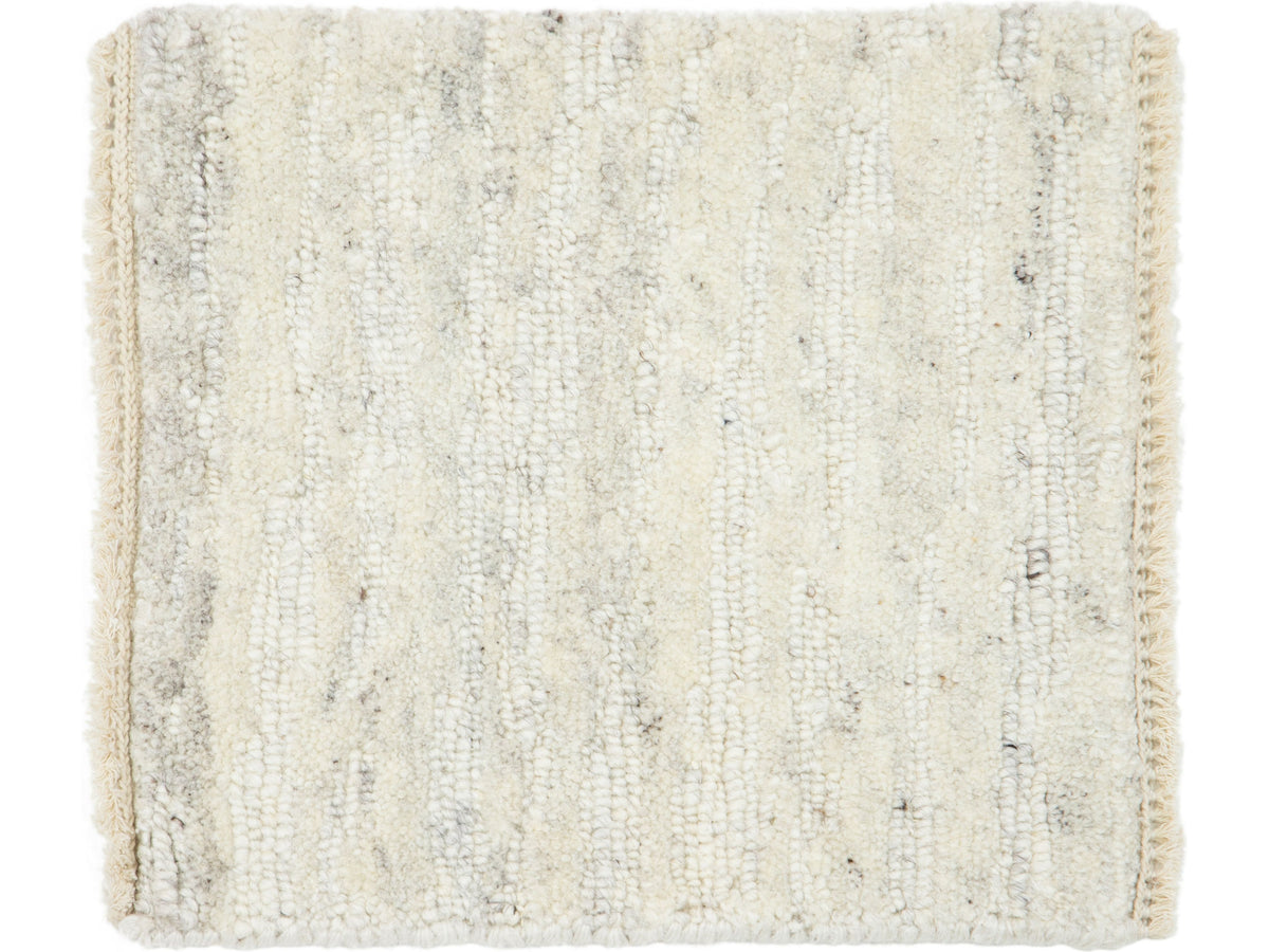 Modern Tibetan Wool and Linen Blended Custom Rug
