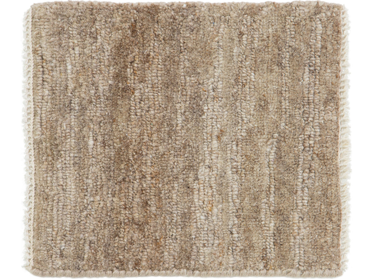 Modern Tibetan Wool and Linen Blended Custom Rug