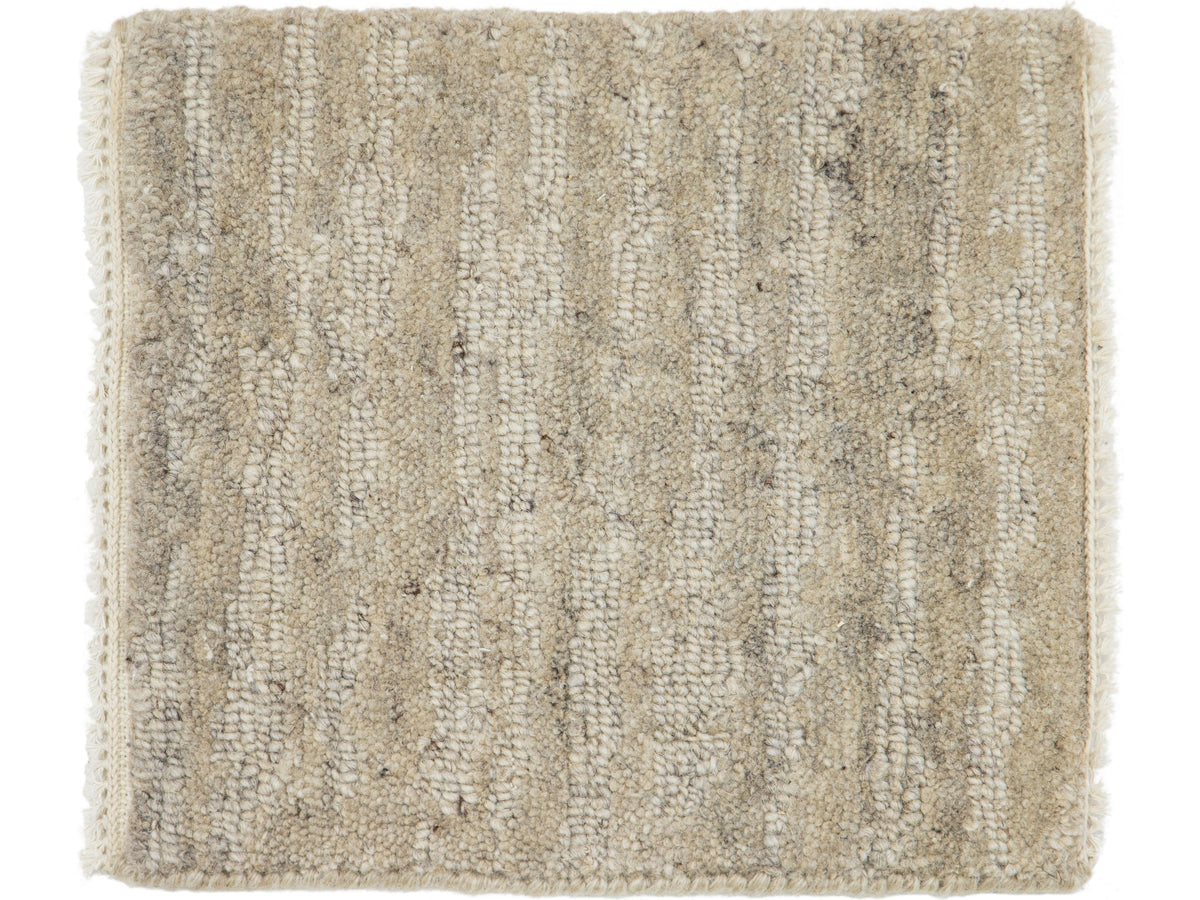 Modern Tibetan Wool and Linen Blended Custom Rug