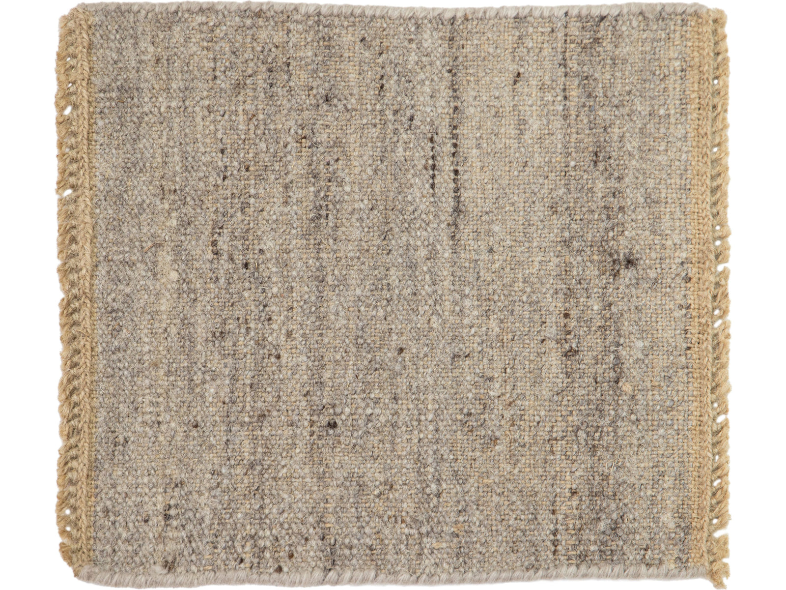 Modern Flatweave Wool and Jute Custom Rug