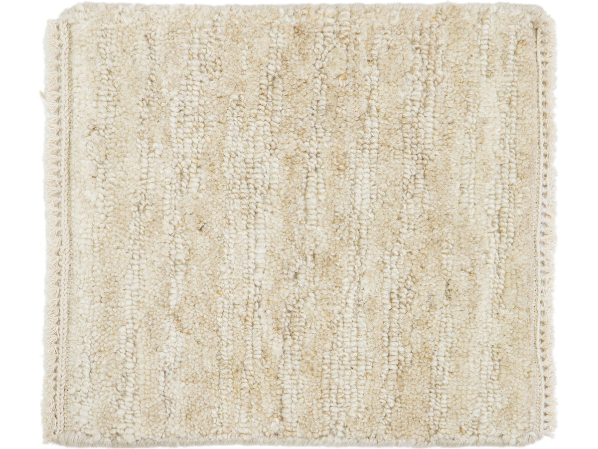 Modern Tibetan Wool and Linen Blended Custom Rug