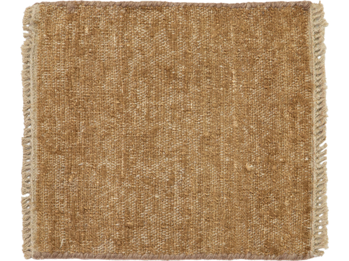 Modern Flatweave Linen and Silk Custom Rug
