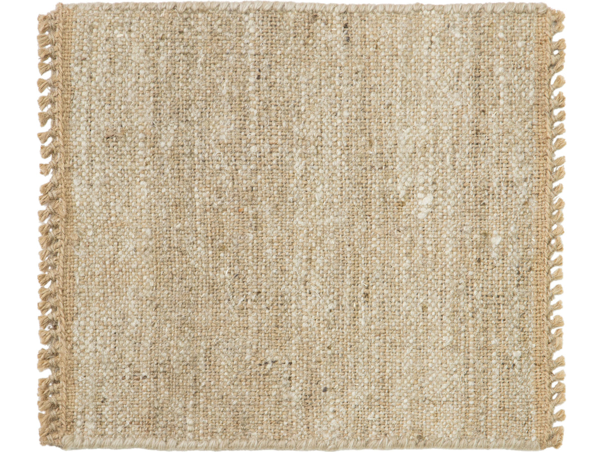 Modern Flatweave Wool and Jute Custom Rug