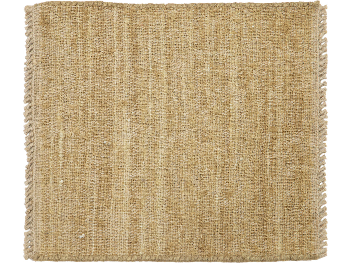 Modern Flatweave Linen and Silk Custom Rug