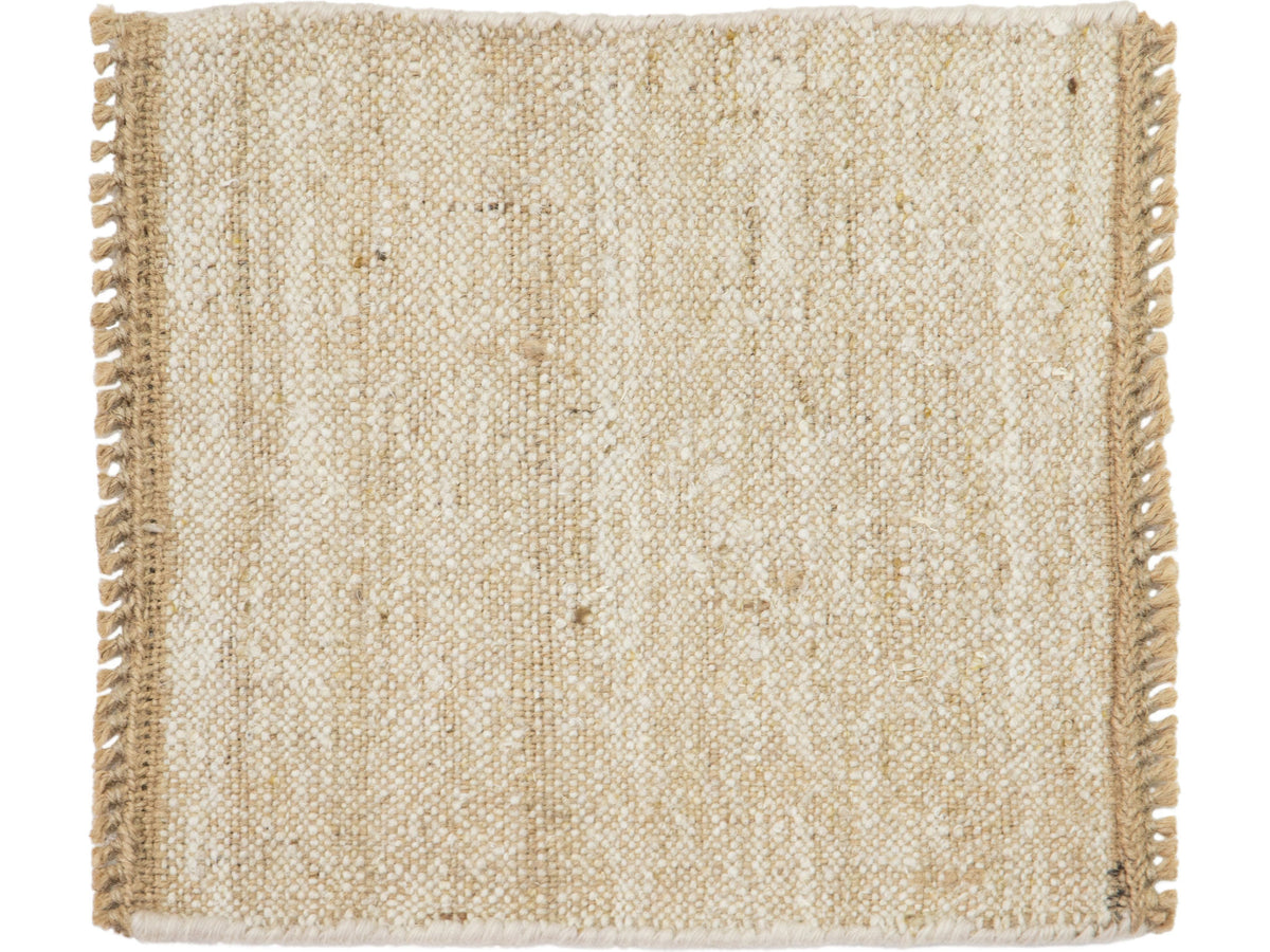 Modern Flatweave Wool and Jute Custom Rug