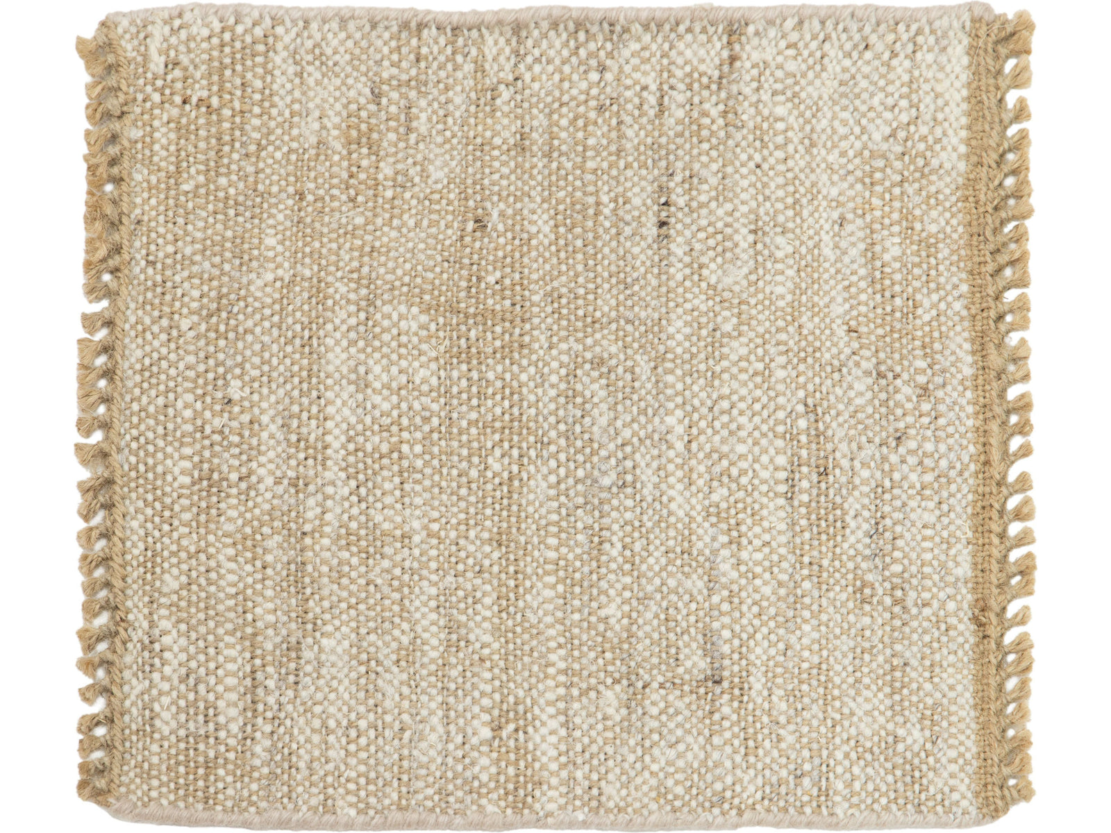 Modern Flatweave Wool and Jute Custom Rug