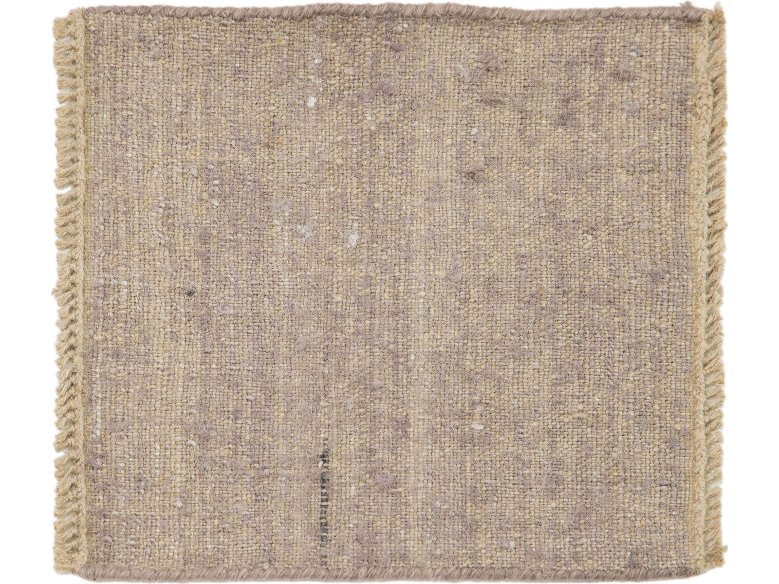 Modern Flatweave Linen and Silk Custom Rug