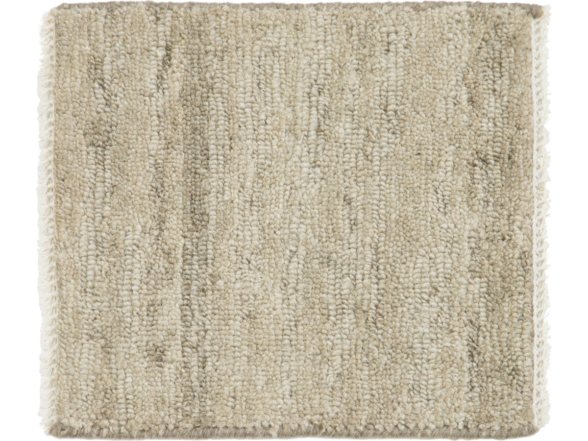Modern Tibetan Wool and Linen Blended Custom Rug