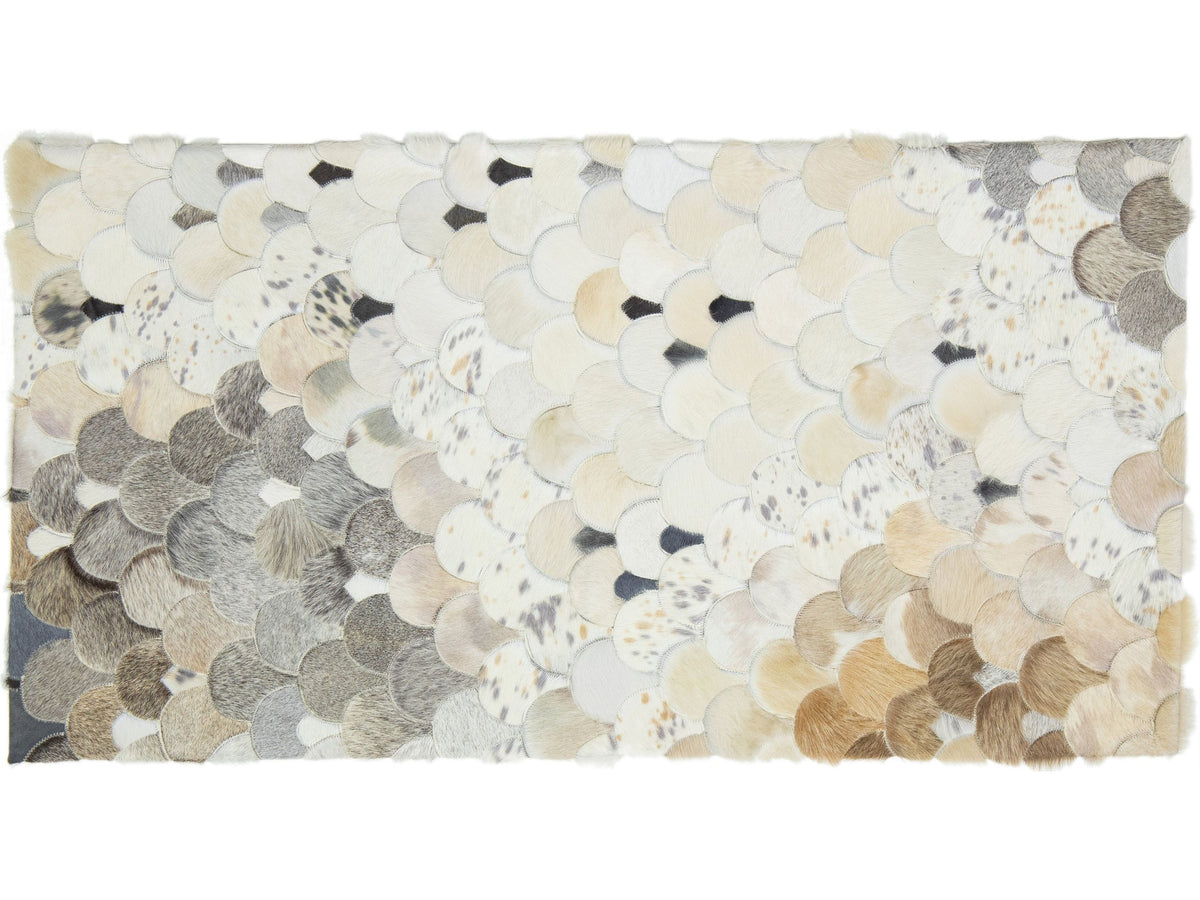 Modern Genuine Cowhide Custom Rug