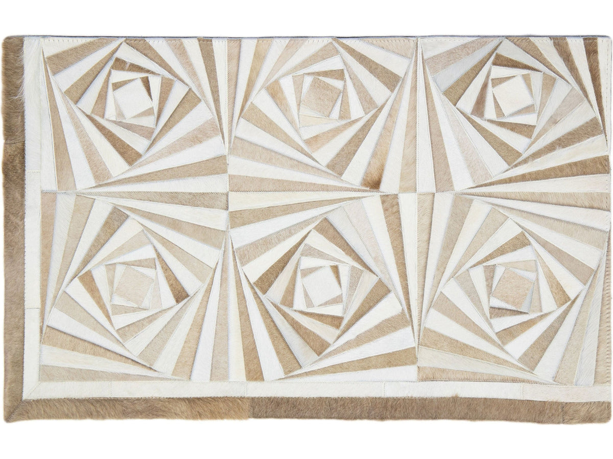 Modern Genuine Cowhide Custom Rug