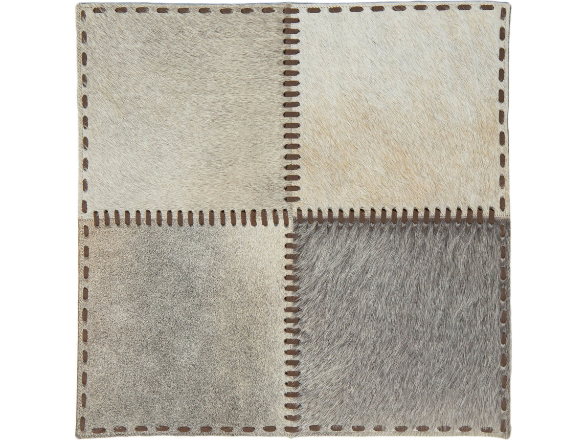 Modern Genuine Cowhide Custom Rug