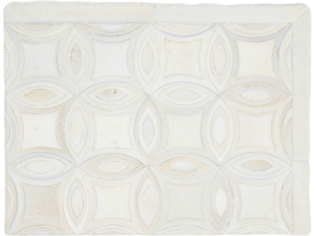 Modern Genuine Cowhide Custom Rug