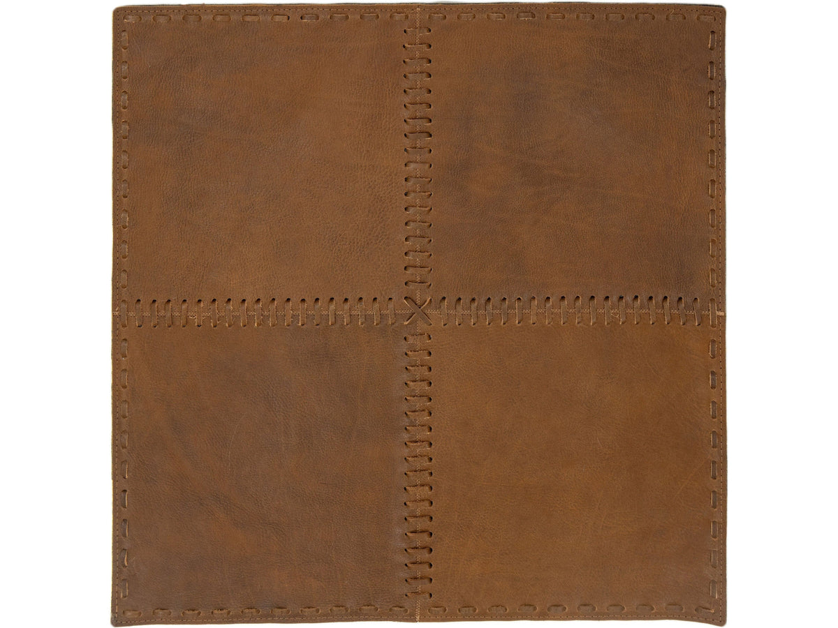 Modern Genuine Leather Custom Rug