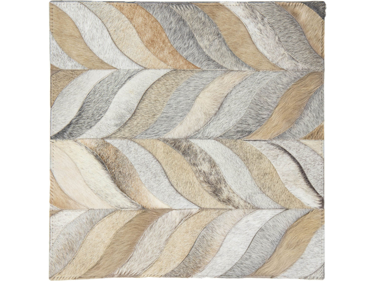 Modern Genuine Cowhide Custom Rug