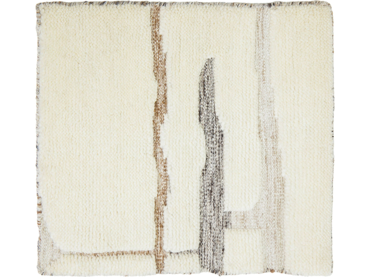 Modern Moroccan Wool Custom Rug