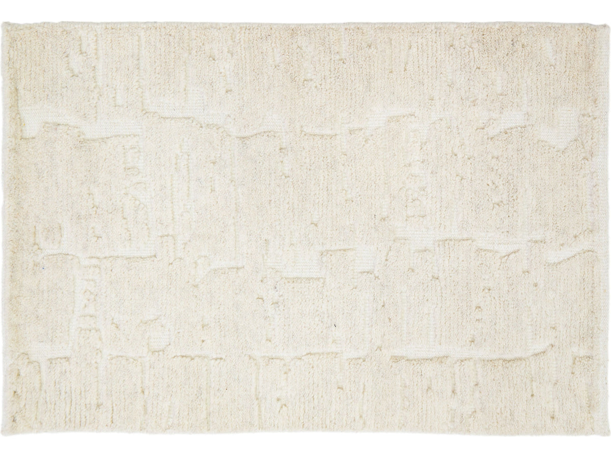 Modern Moroccan Wool Custom Rug