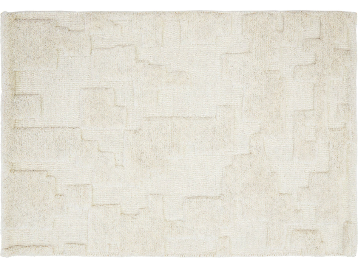 Modern Moroccan Wool Custom Rug