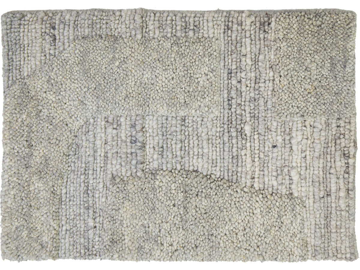 Modern Moroccan Wool Custom Rug