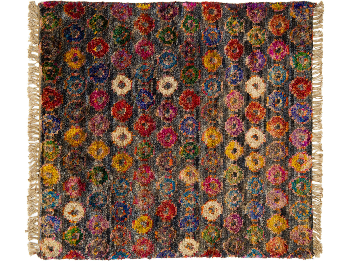 Modern Silk and Wool Custom Rug