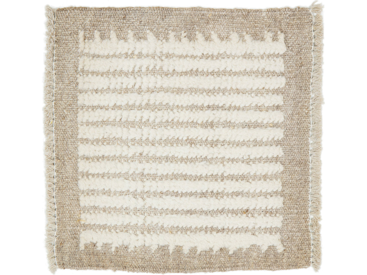 Modern Moroccan Wool Custom Rug