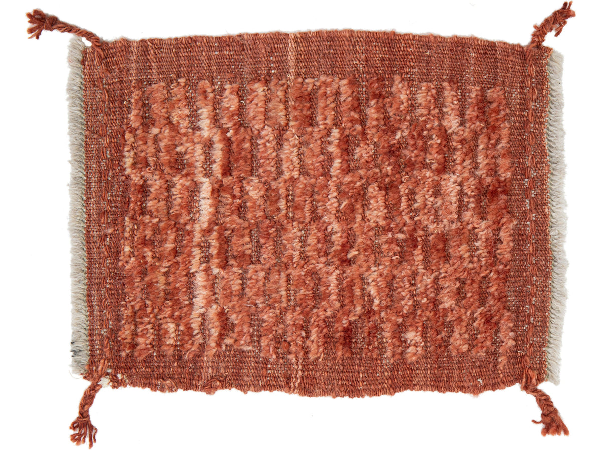 Modern Moroccan Wool Custom Rug