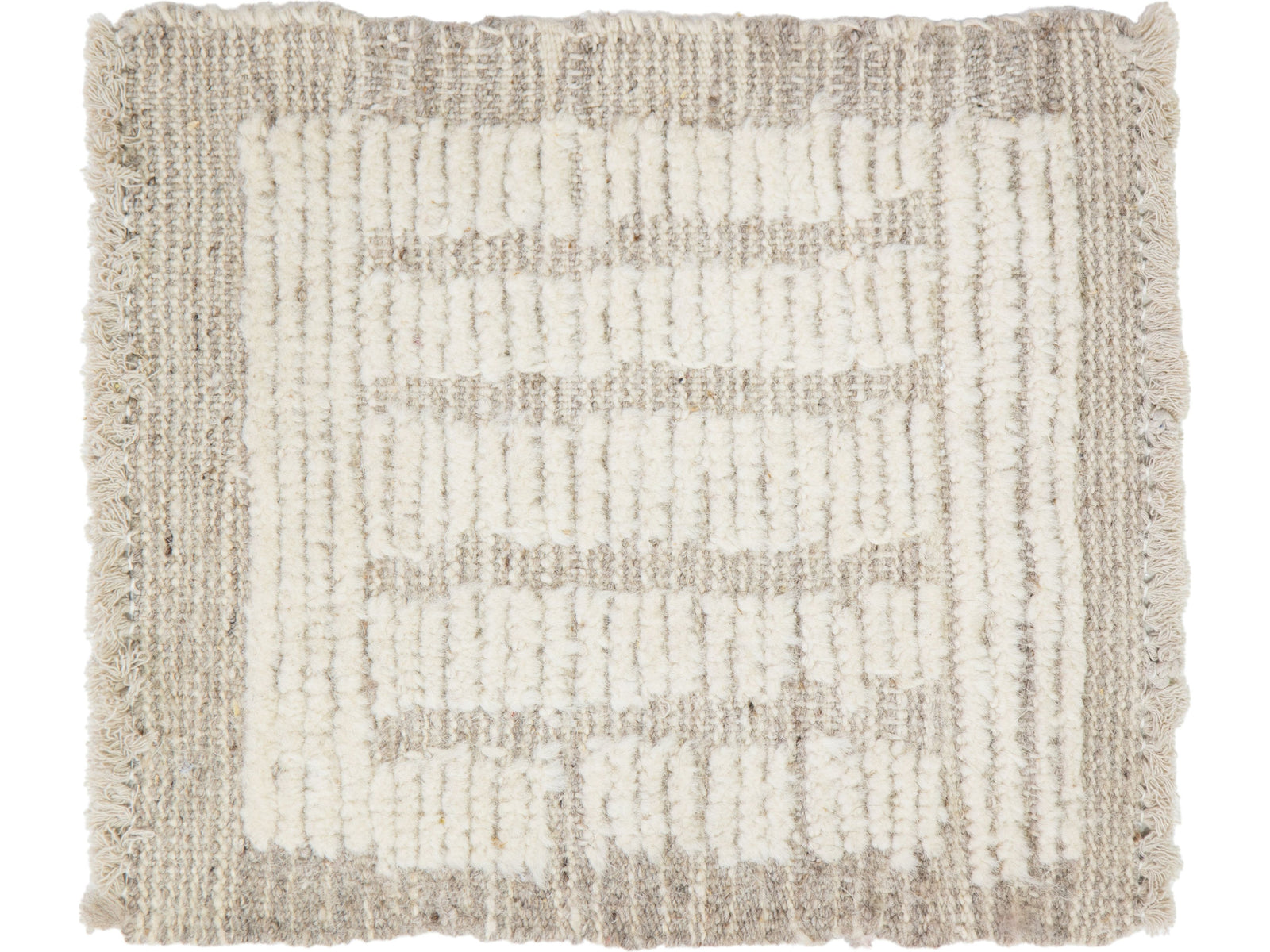 Modern Moroccan Wool Custom Rug