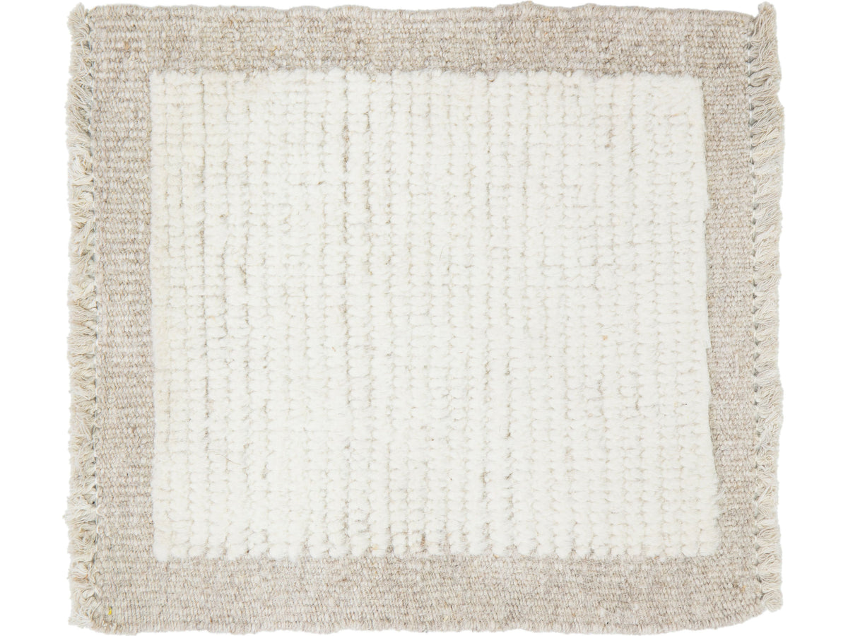 Modern Moroccan Wool Custom Rug