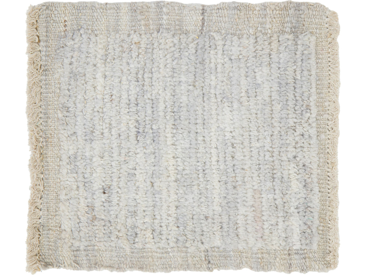 Modern Moroccan Wool Custom Rug