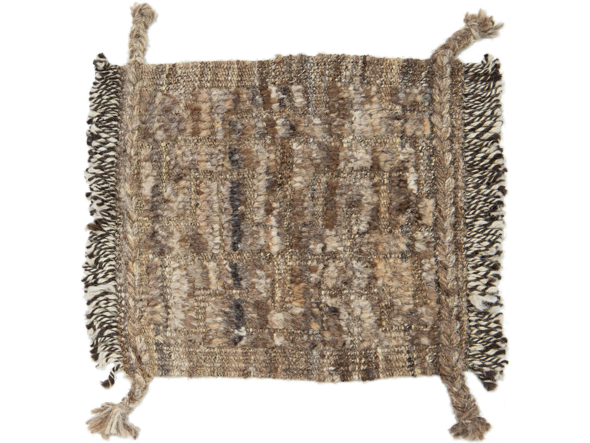 Modern Moroccan Wool Custom Rug