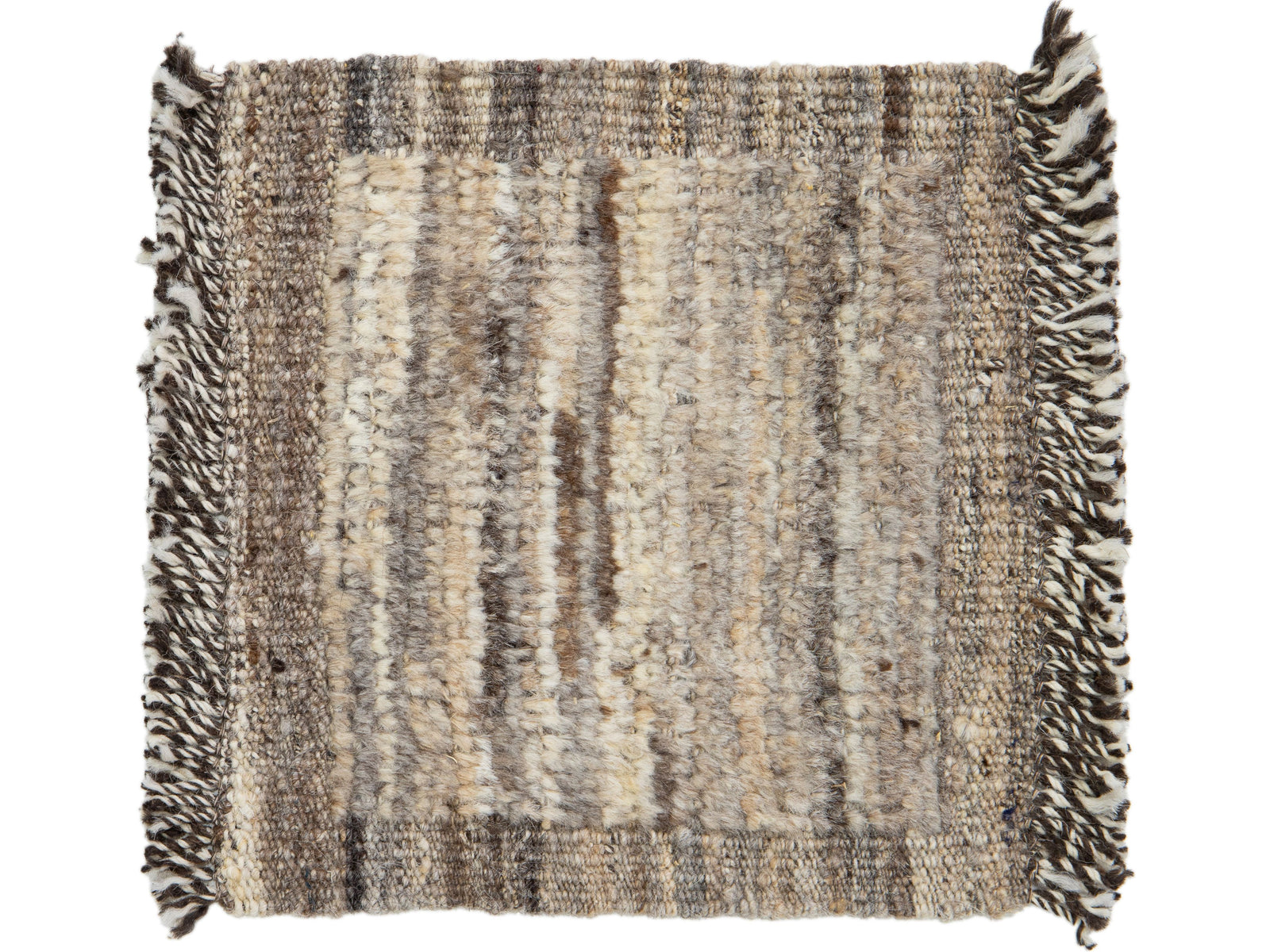 Modern Moroccan Wool Custom Rug