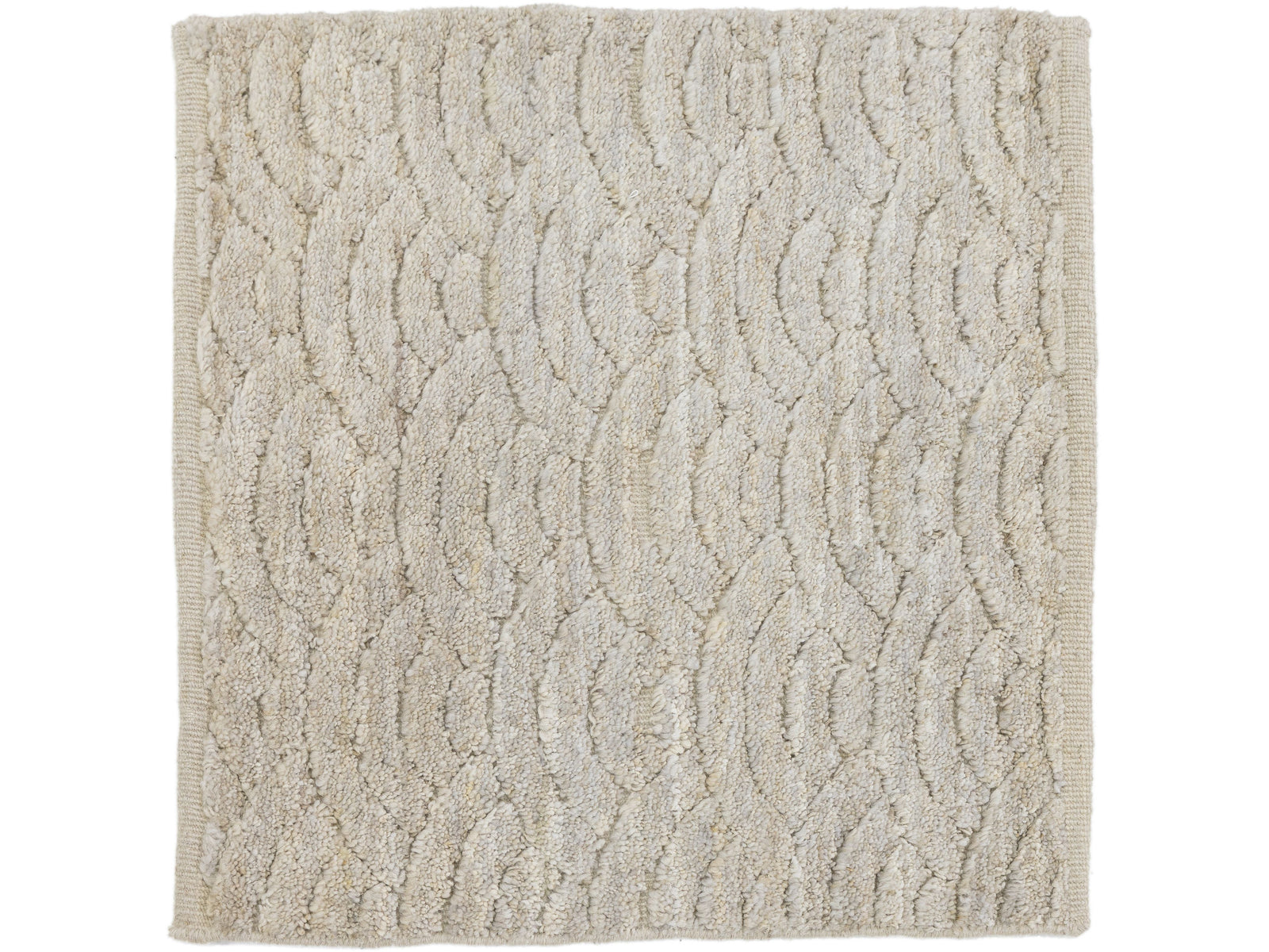 Modern Moroccan Wool Custom Rug