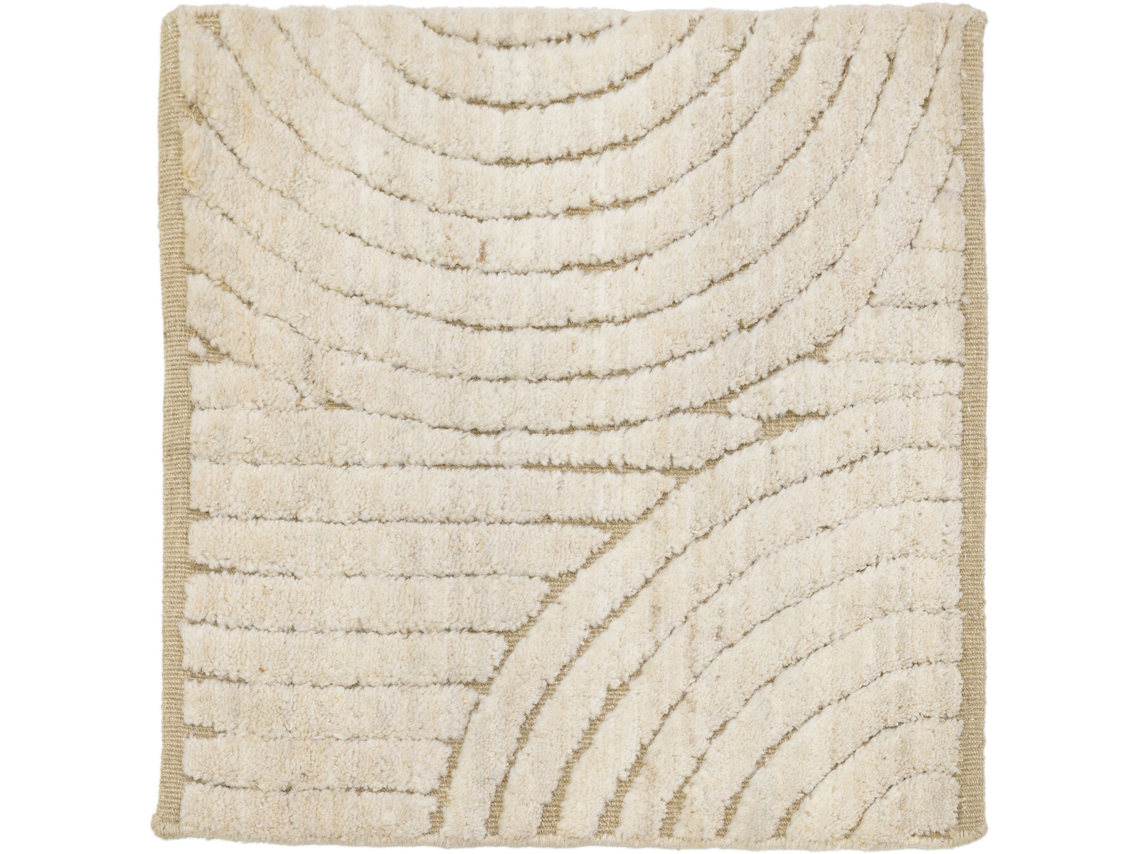 Modern Moroccan Wool Custom Rug