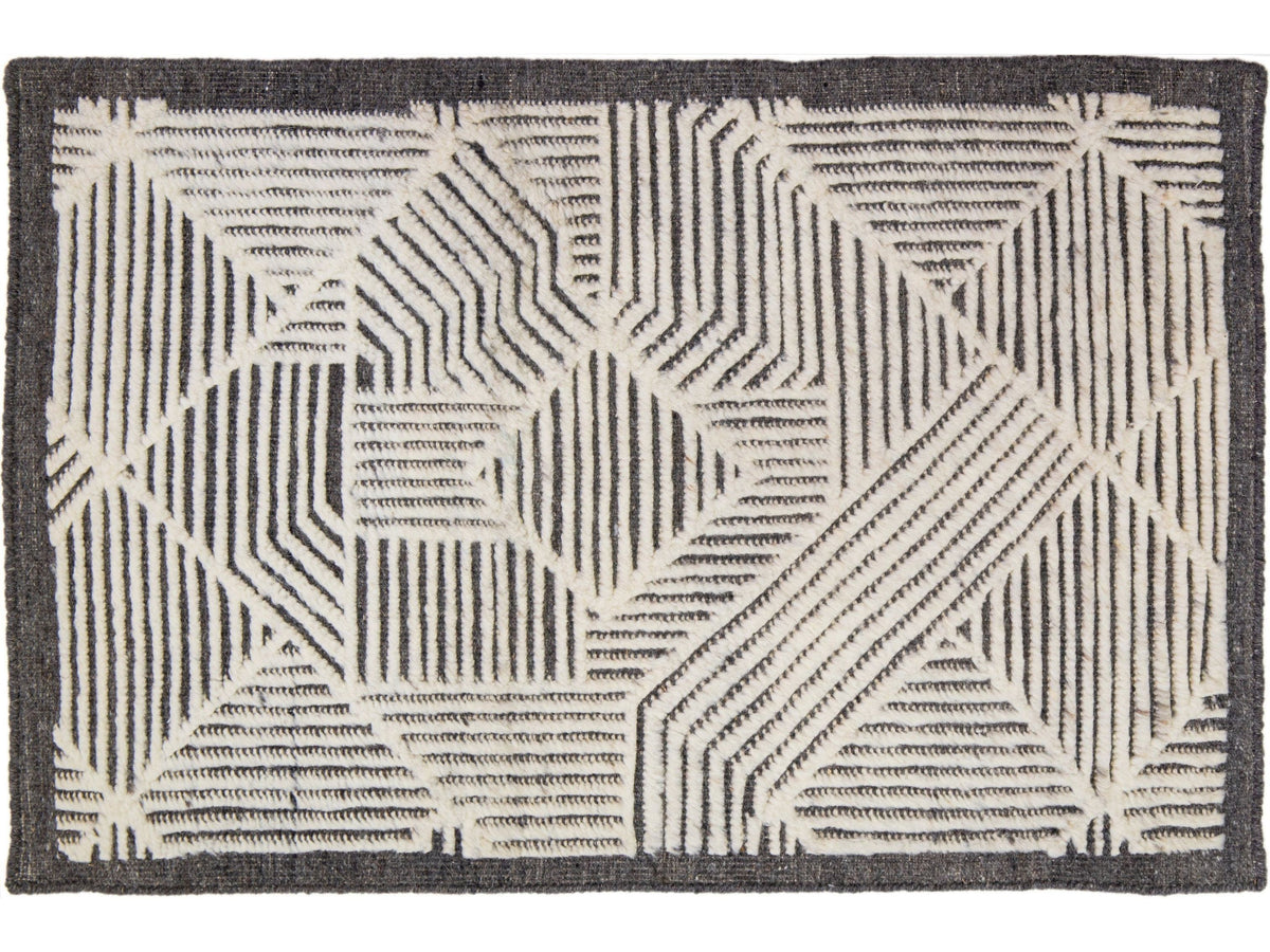Modern Moroccan Wool Custom Rug