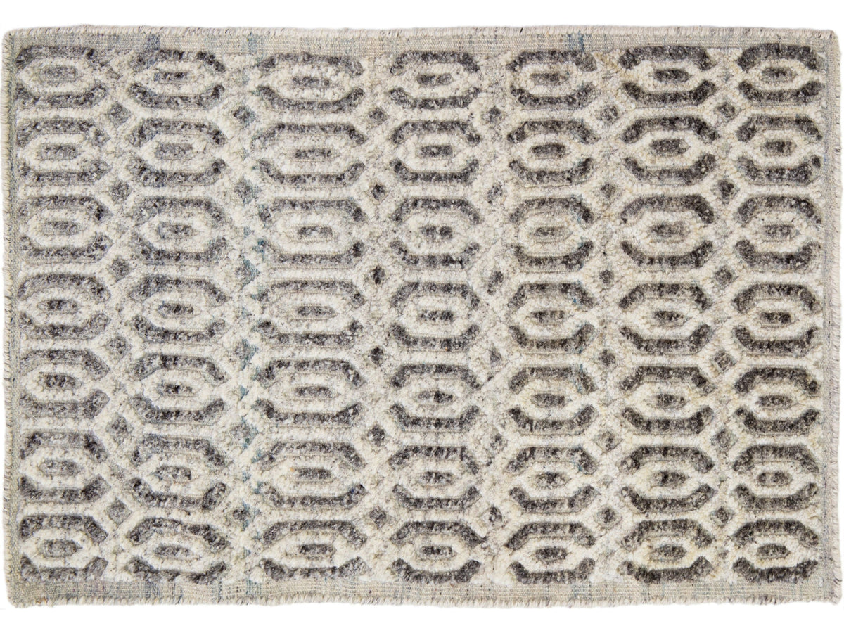 Modern Moroccan Wool Custom Rug