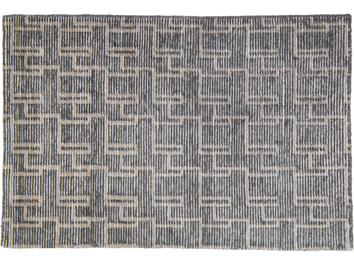 Modern Moroccan Wool Custom Rug