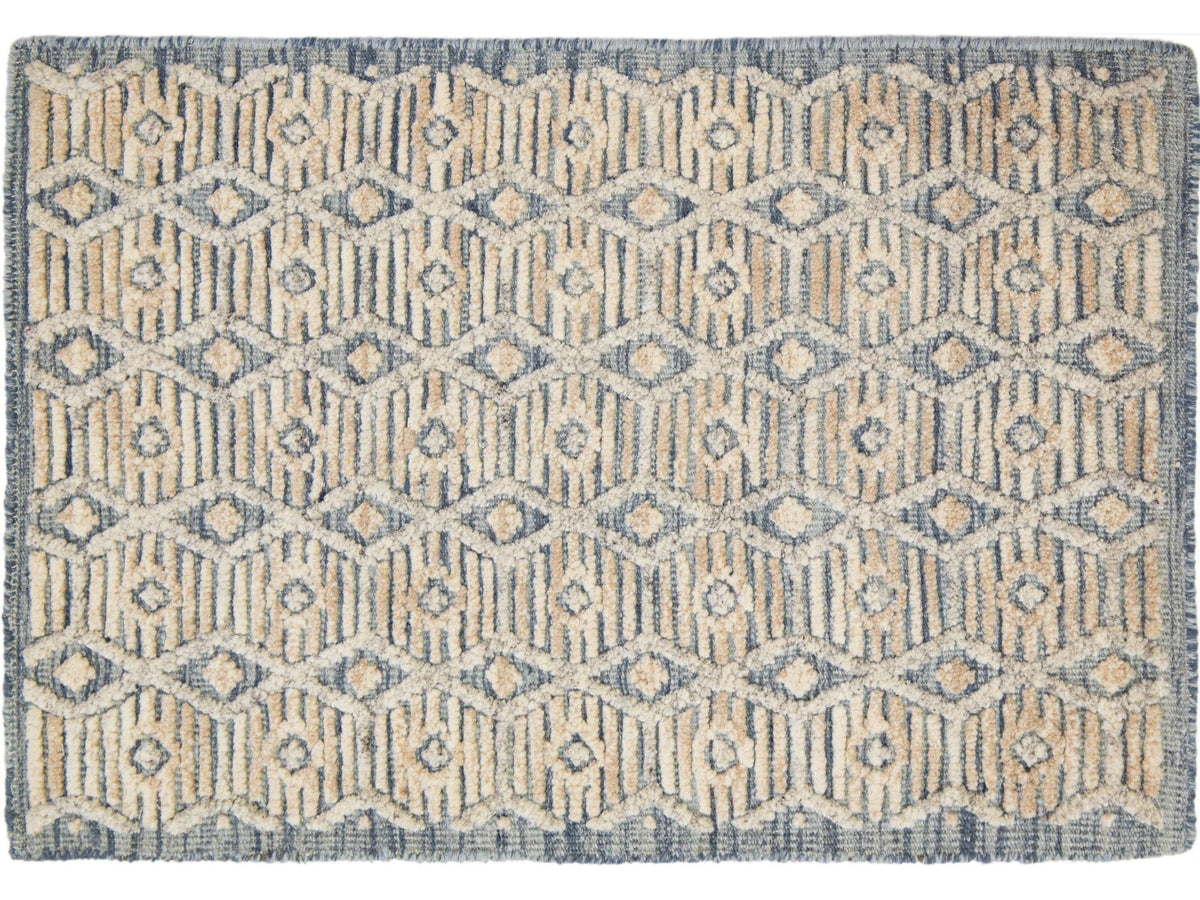 Modern Moroccan Wool Custom Rug